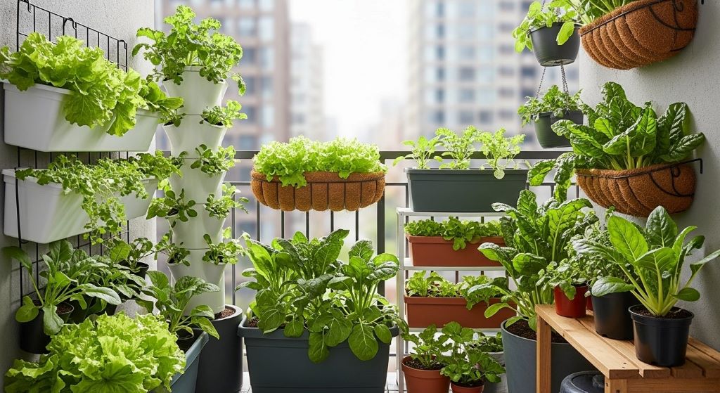 How to Grow Leafy Greens in Small Balcony Spaces