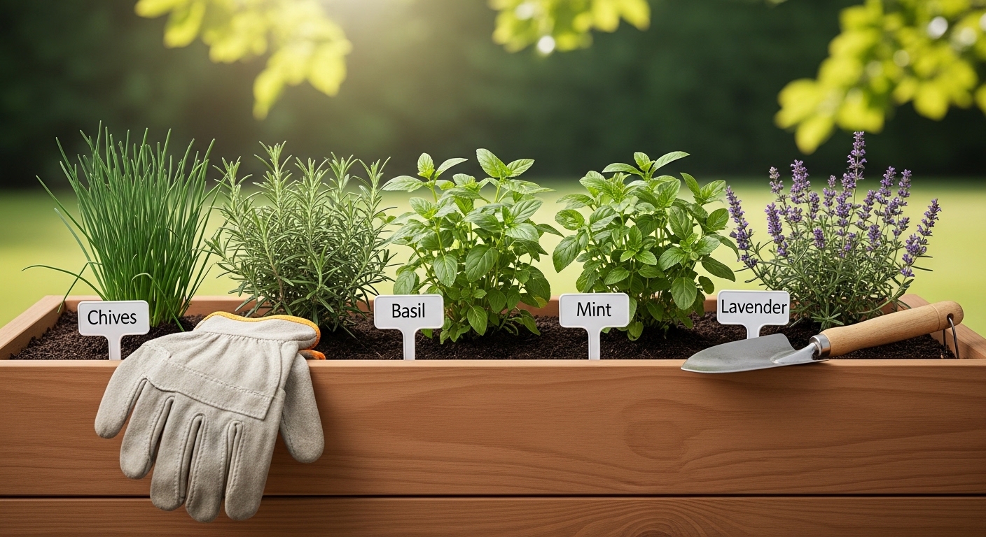 How long do herbs survive in raised beds